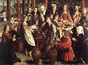 DAVID, Gerard The Marriage at Cana fg oil painting on canvas
